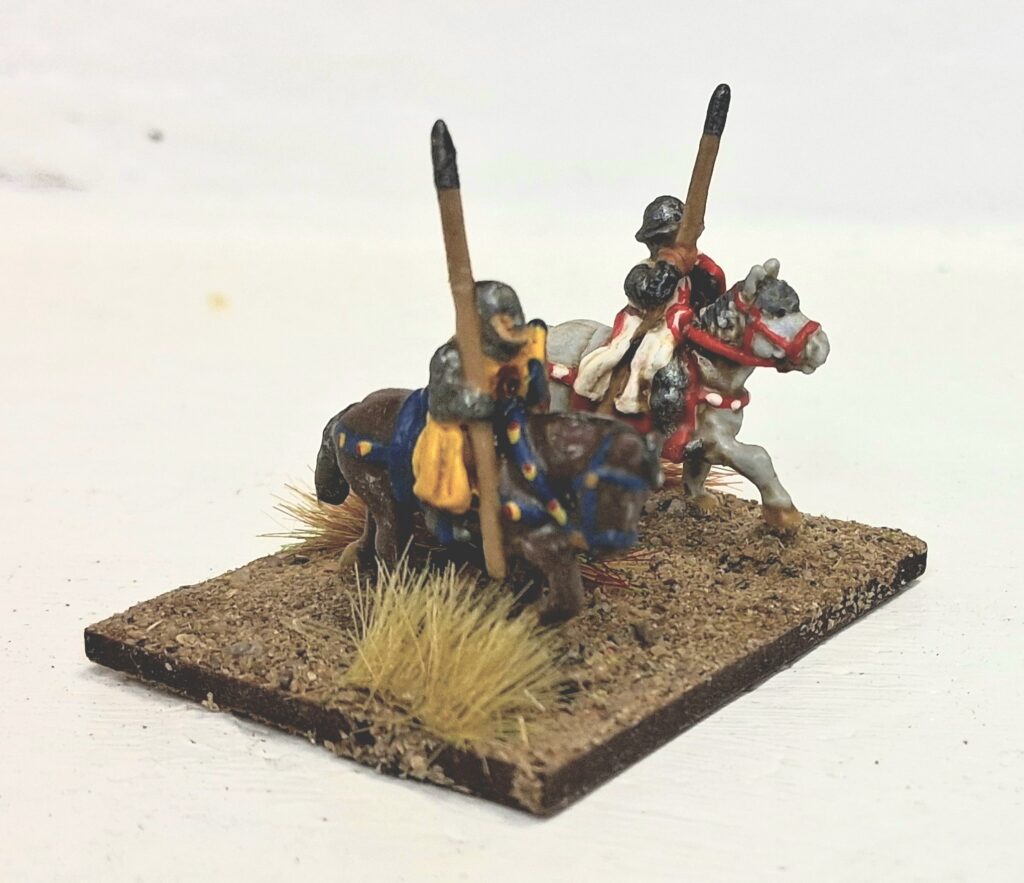 10mm Crusader mounted sergeants miniatures